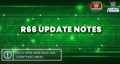 R66 UPDATE NOTES