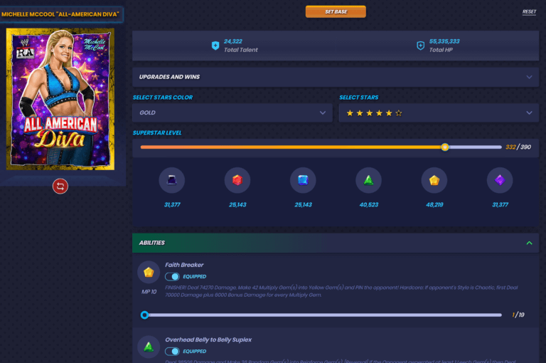 Superstar Guide Overhaul Updated 6 10 Wwe Champions